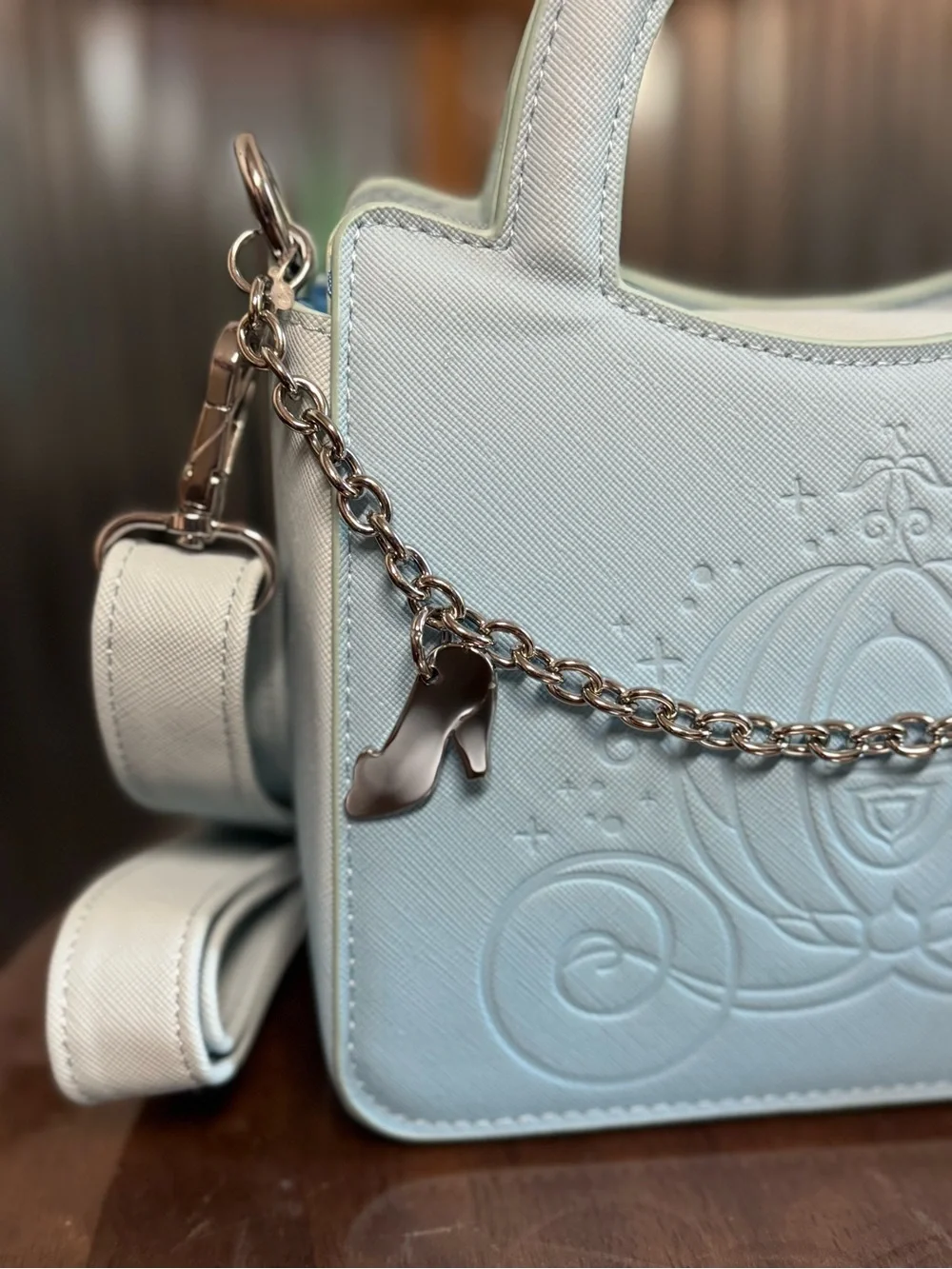 Cinderella 75th Anniversary Carriage Crossbody Bag NEW